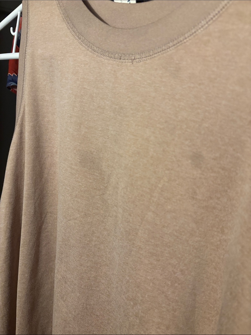 Vuori Sleeveless Cropped Tank in Taupe - Picture 7 of 10